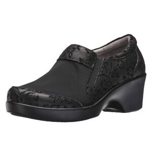Algeria Eryn Slip on Clogs - Morning Glory Black